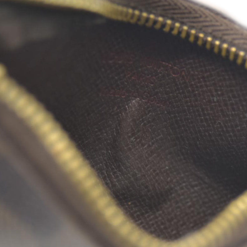 Louis Vuitton Damier Pochette Cles Wallet Coin Purse Brown CA0037