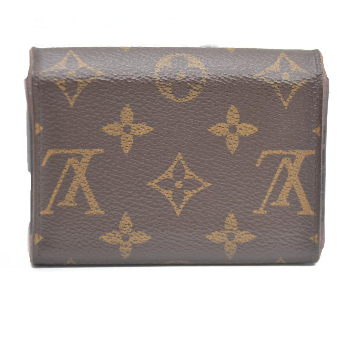 Louis Vuitton Monogram Porte Monnaie Rosalie Coin Purse Wallet Brown UB2108