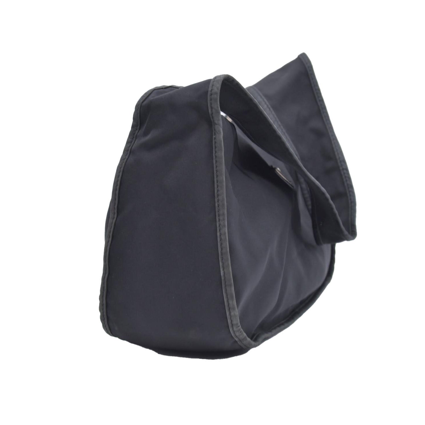 Vintage Prada Black Nylon Shoulder Bag CONSIGNMENT