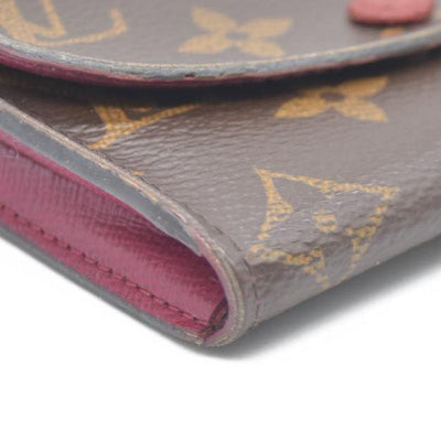 Louis Vuitton Monogram Porte Monnaie Rosalie Coin Purse Wallet Brown UB2108