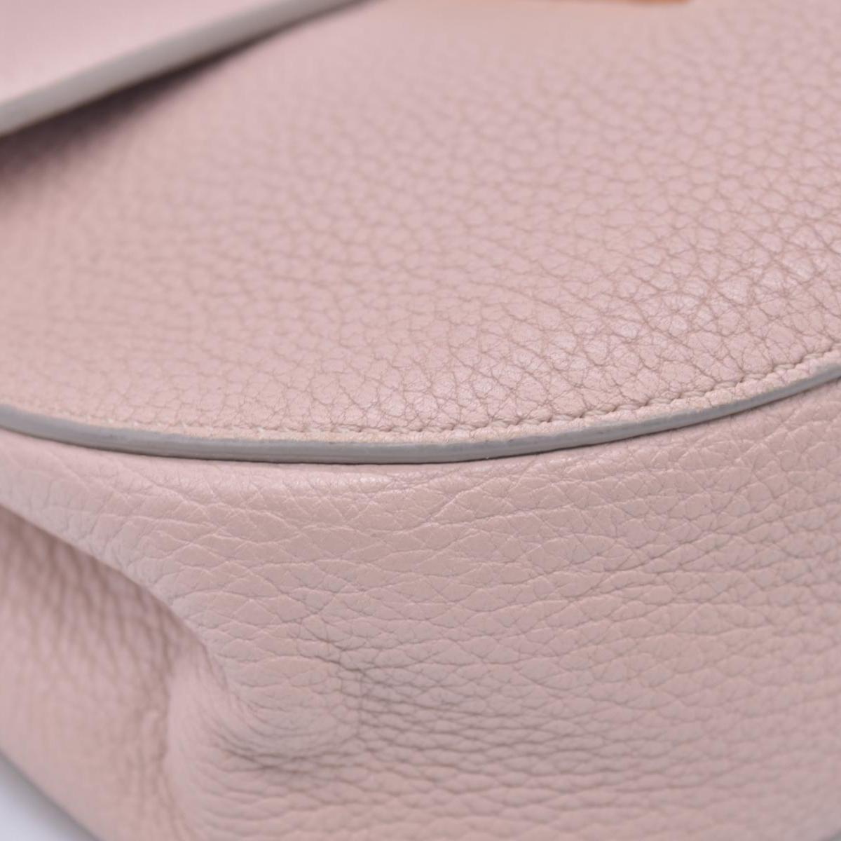 $1850 CHLOÉ Grainy Calfskin Small Drew Crossbody Shoulder Bag Pink CONSIGNMENT 10021507