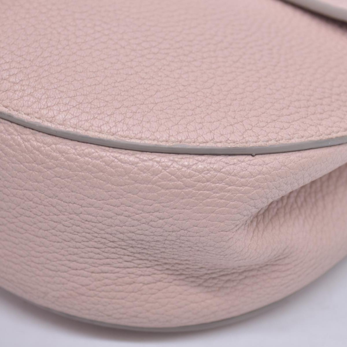 $1850 CHLOÉ Grainy Calfskin Small Drew Crossbody Shoulder Bag Pink CONSIGNMENT 10021507