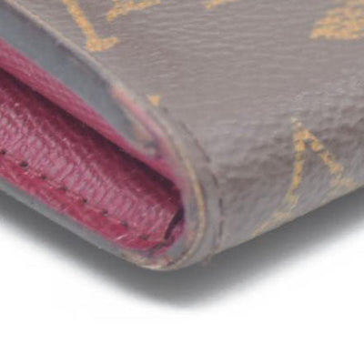 Louis Vuitton Monogram Porte Monnaie Rosalie Coin Purse Wallet Brown UB2108