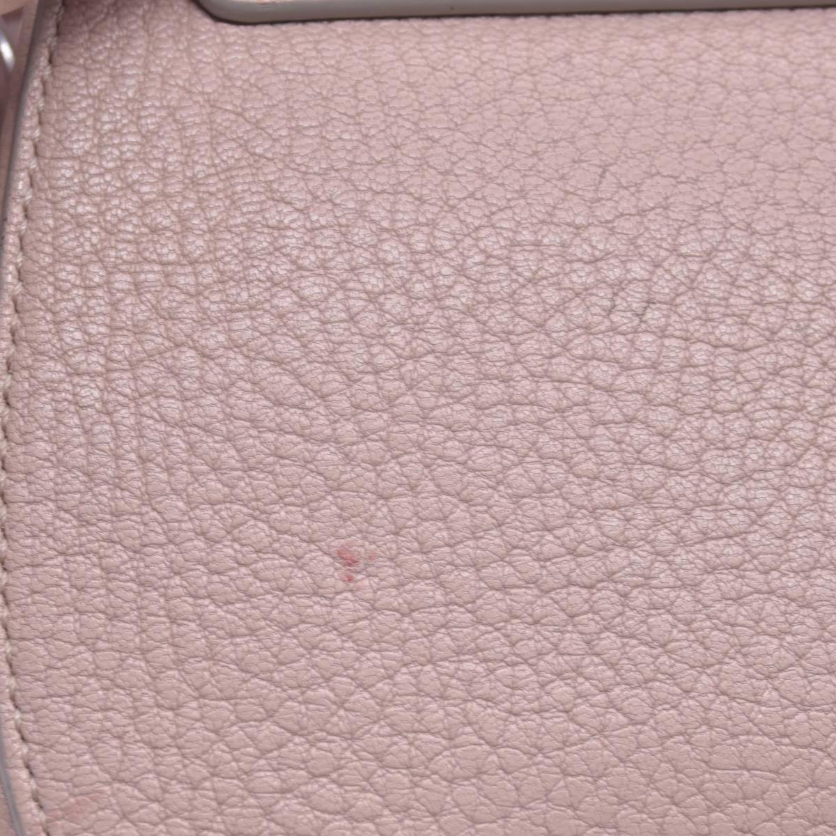 $1850 CHLOÉ Grainy Calfskin Small Drew Crossbody Shoulder Bag Pink CONSIGNMENT 10021507