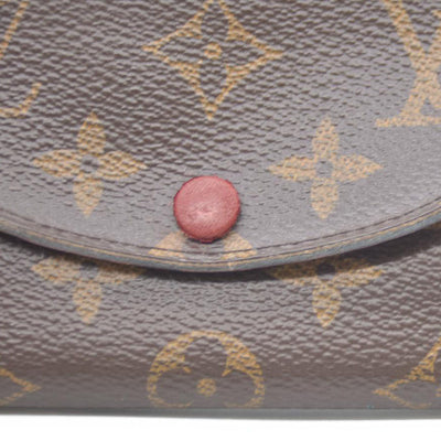 Louis Vuitton Monogram Porte Monnaie Rosalie Coin Purse Wallet Brown UB2108