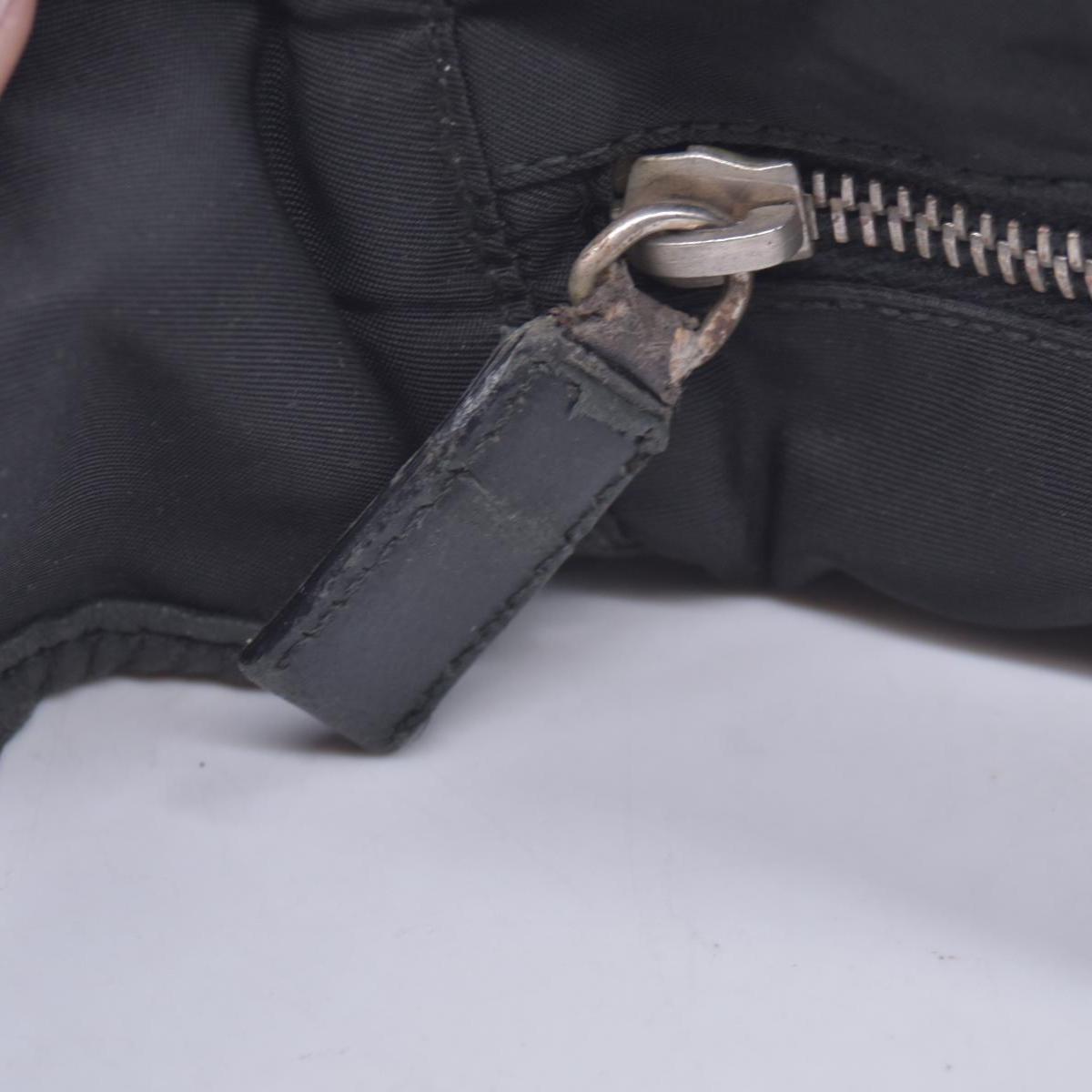 Vintage Prada Black Nylon Shoulder Bag CONSIGNMENT