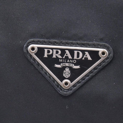 Vintage Prada Black Nylon Shoulder Bag CONSIGNMENT