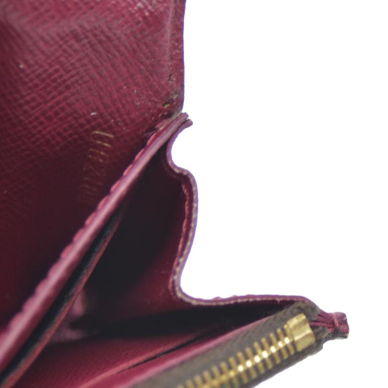 Louis Vuitton Monogram Porte Monnaie Rosalie Coin Purse Wallet Brown UB2108