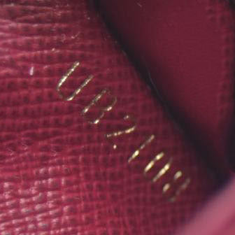 Louis Vuitton Monogram Porte Monnaie Rosalie Coin Purse Wallet Brown UB2108