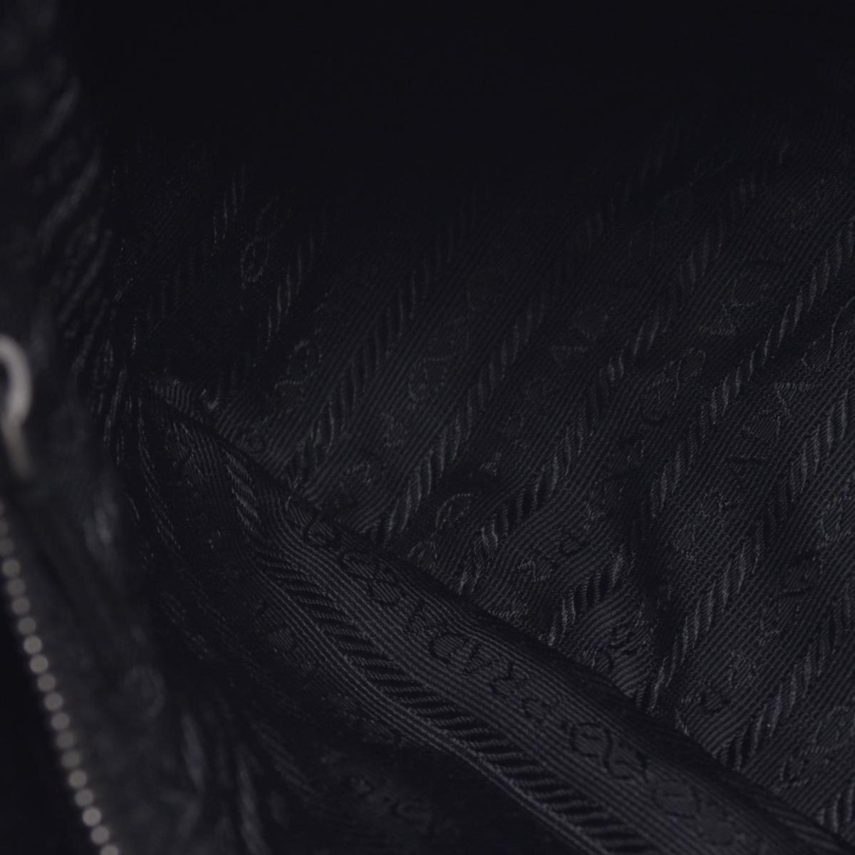 Vintage Prada Black Nylon Shoulder Bag CONSIGNMENT