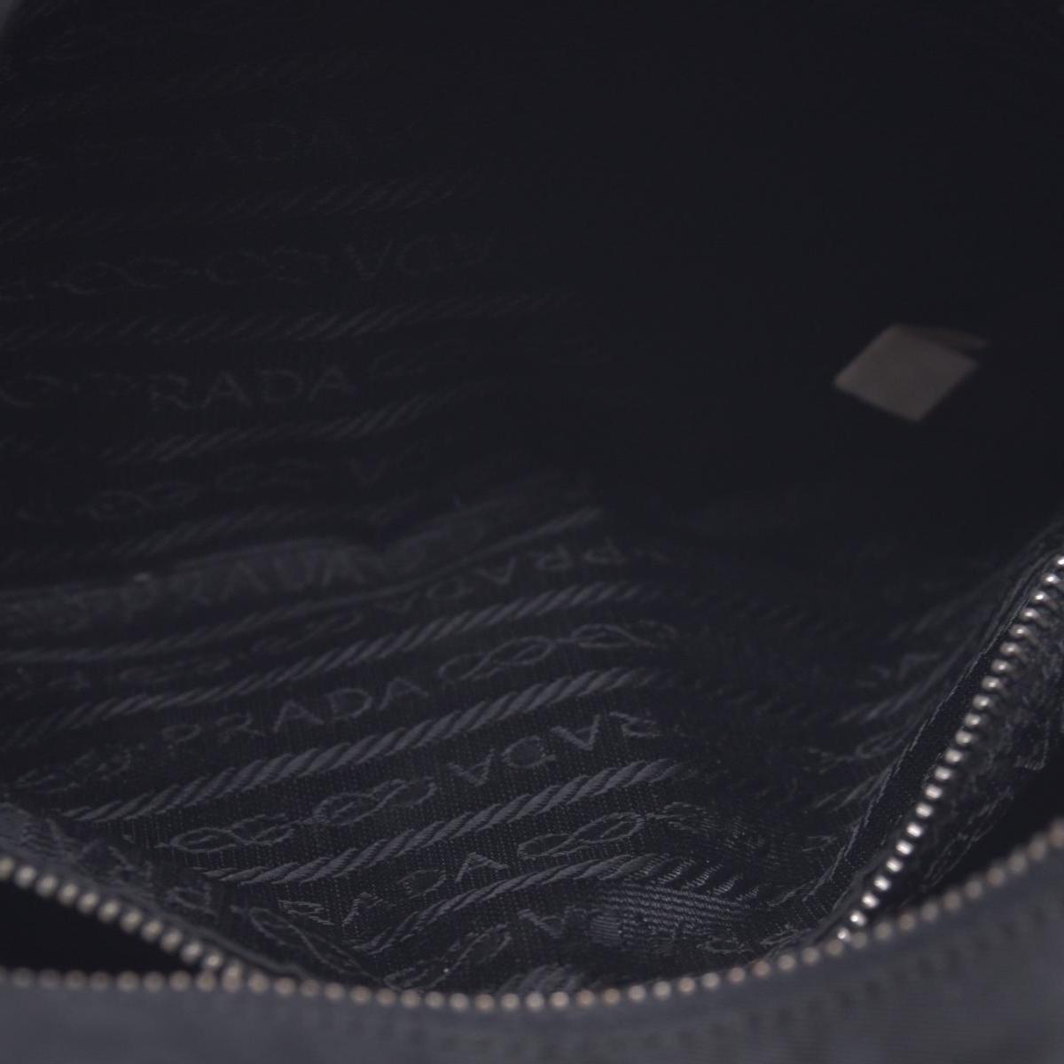 Vintage Prada Black Nylon Shoulder Bag CONSIGNMENT