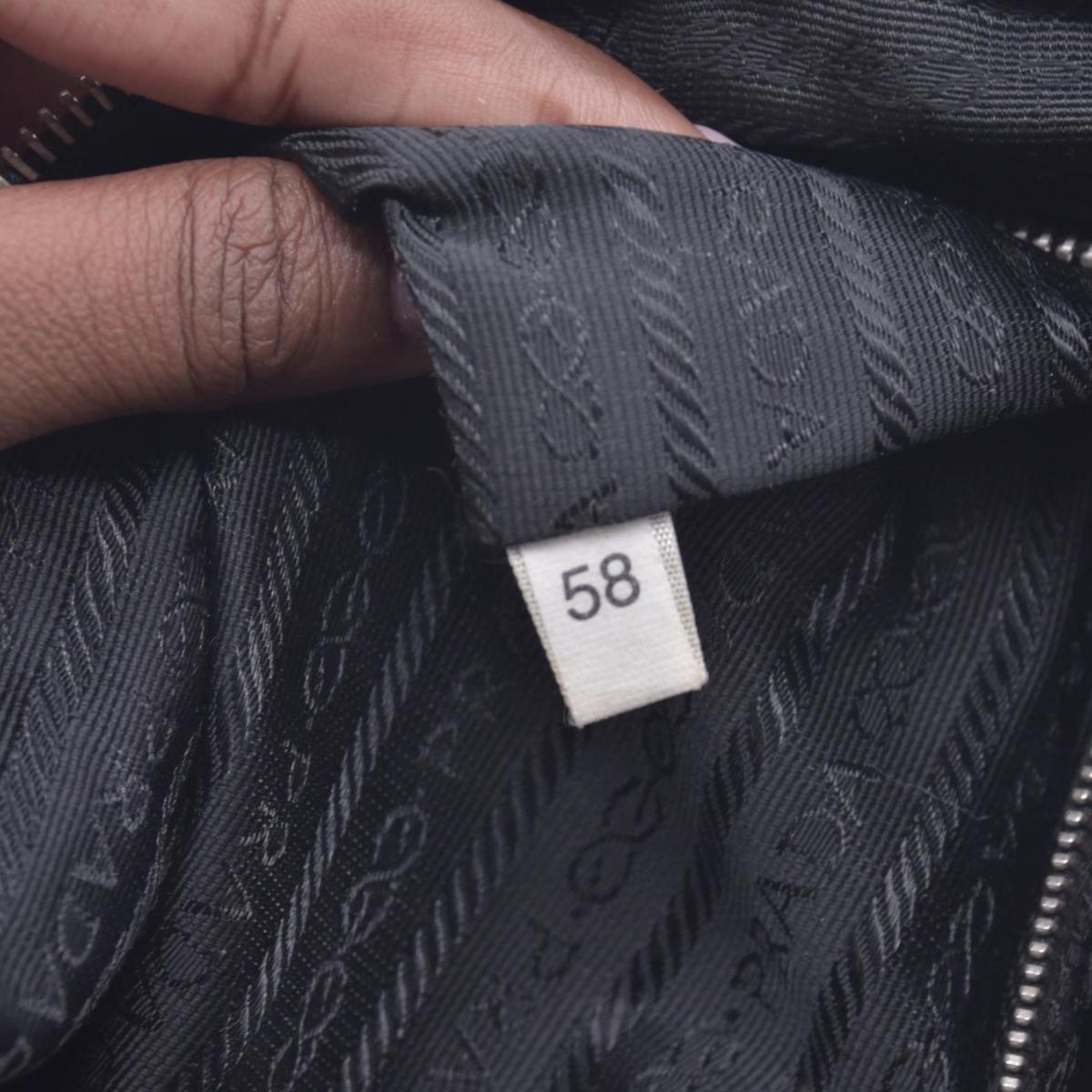 Vintage Prada Black Nylon Shoulder Bag CONSIGNMENT