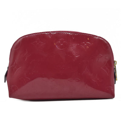 $530 Louis Vuitton Vernis Cosmetic Pouch Pomme D'Amour  CONSIGNMENT