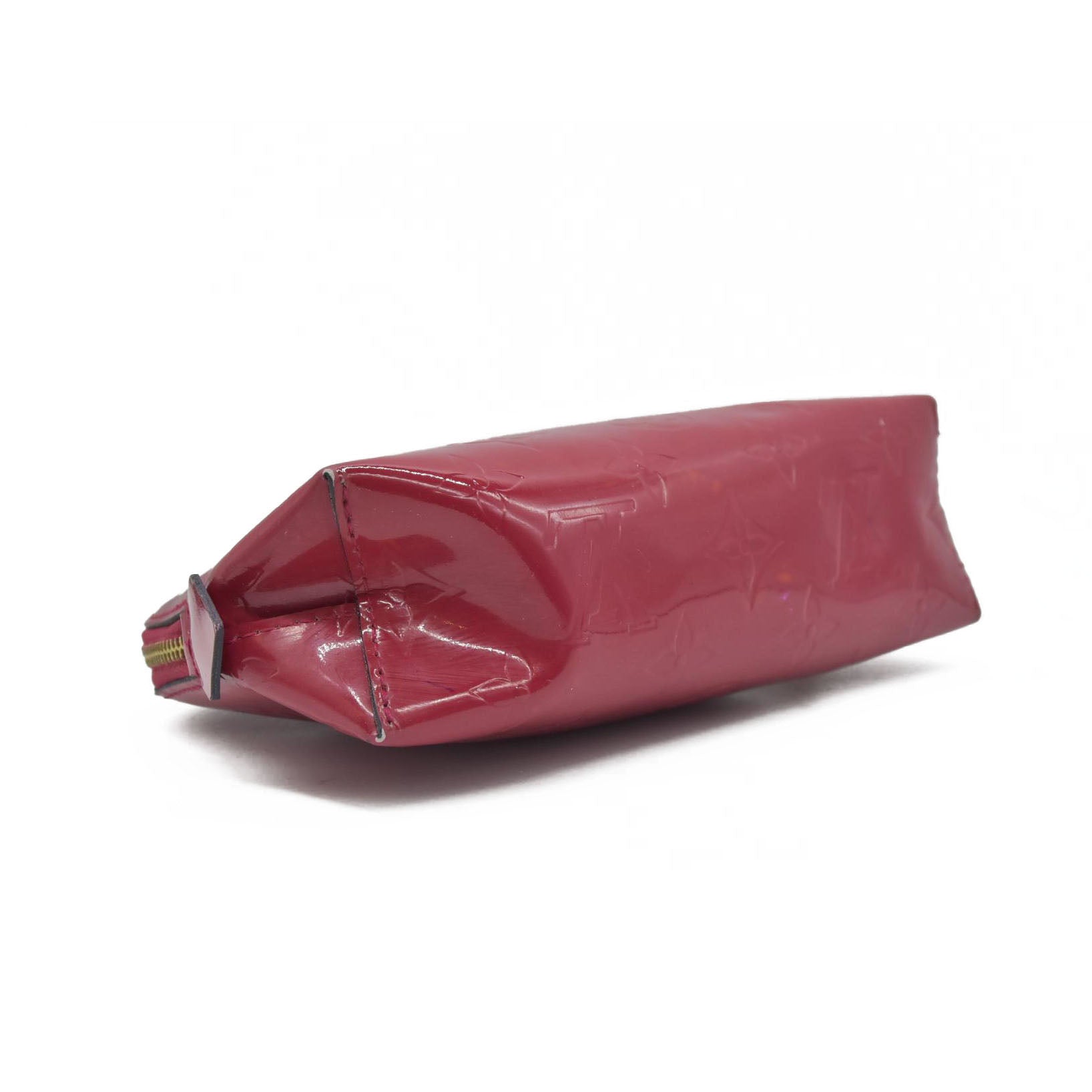 $530 Louis Vuitton Vernis Cosmetic Pouch Pomme D'Amour  CONSIGNMENT