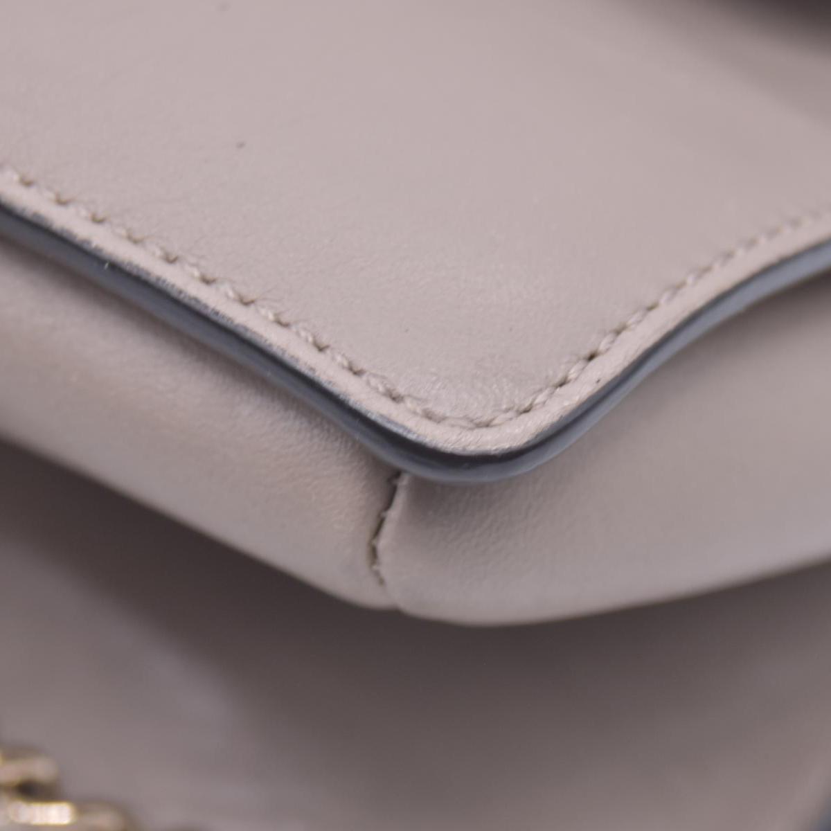 $1950CHLOE Faye Medium Suede Leather Shoulder Bag Taupe CONSIGNMENT 10021511