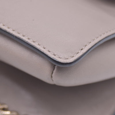 $1950CHLOE Faye Medium Suede Leather Shoulder Bag Taupe CONSIGNMENT 10021511