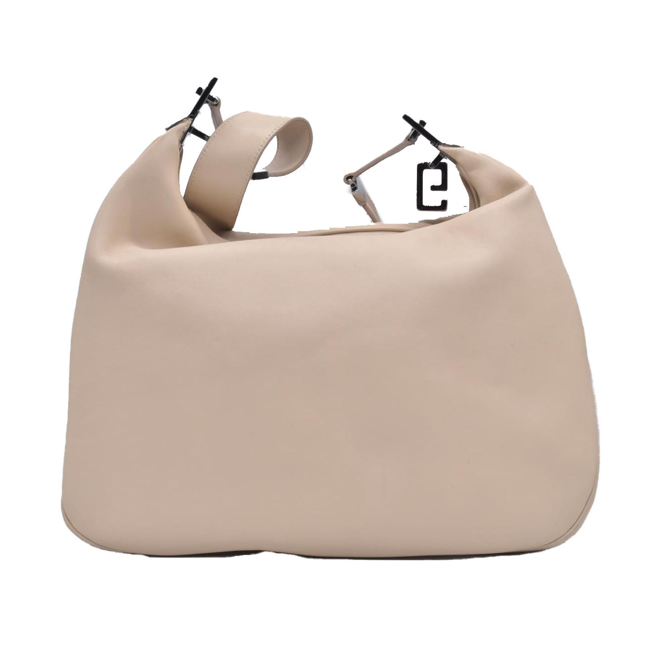 $1580 Gucci Saddle Zip Messenger Bag GG with Leather Medium Beige