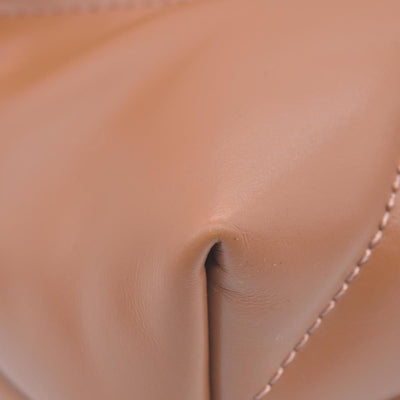 $528 TORY BURCH Fleming Soft Convertible Puffed Quilted Shoulder Bag Cognac Brown CONSIGNMENT 10021508