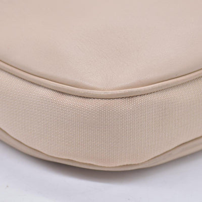 $1580 Gucci Saddle Zip Messenger Bag GG with Leather Medium Beige