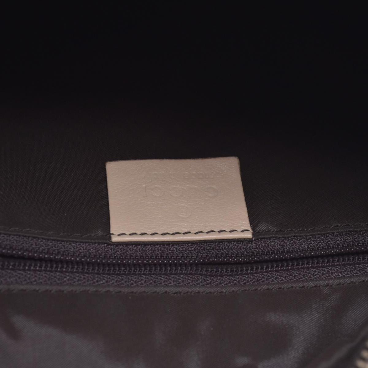 $1580 Gucci Saddle Zip Messenger Bag GG with Leather Medium Beige