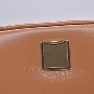 $528 TORY BURCH Fleming Soft Convertible Puffed Quilted Shoulder Bag Cognac Brown CONSIGNMENT 10021508