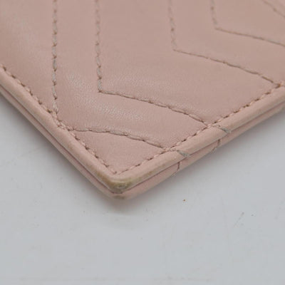 $370 Gucci  Double G Logo Leather Card Holder 10019251