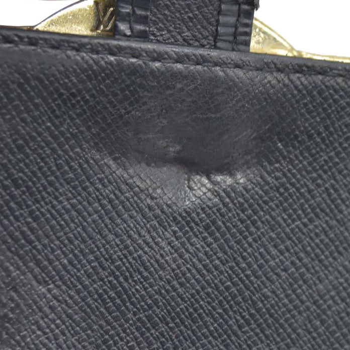AUCTION $775 Louis Vuitton  Epi French Purse Wallet Black MI0080