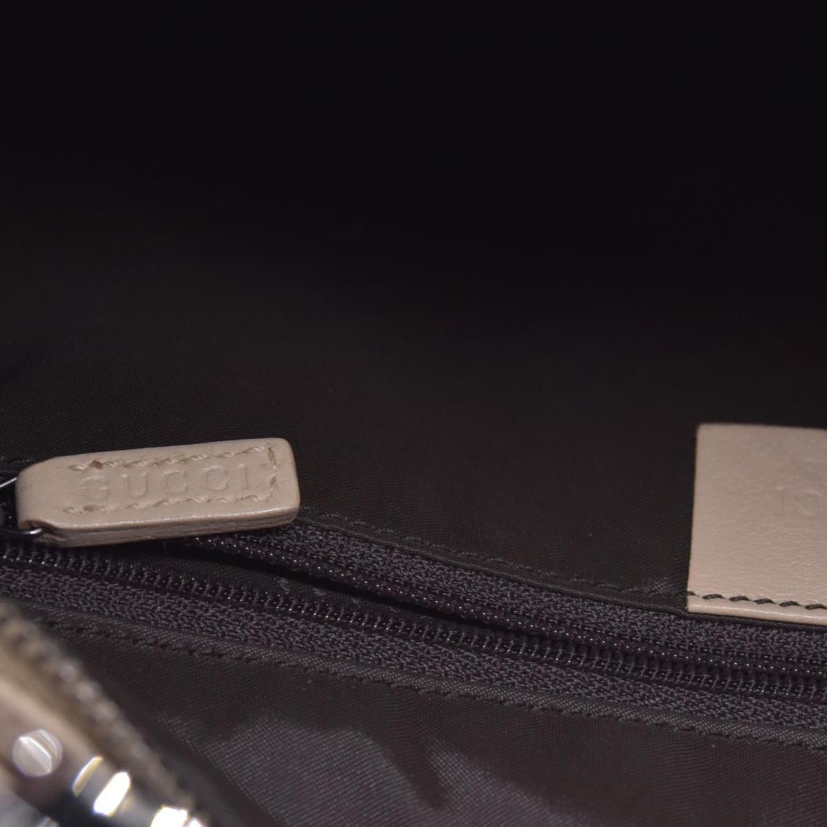 $1580 Gucci Saddle Zip Messenger Bag GG with Leather Medium Beige