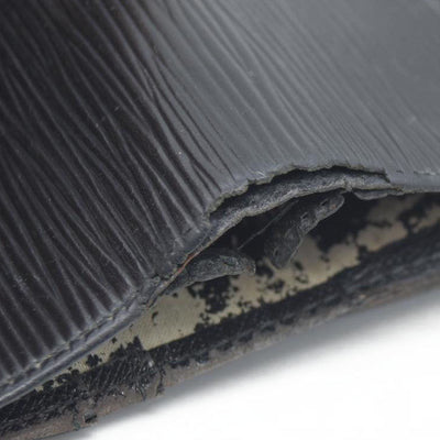 AUCTION $775 Louis Vuitton  Epi French Purse Wallet Black MI0080