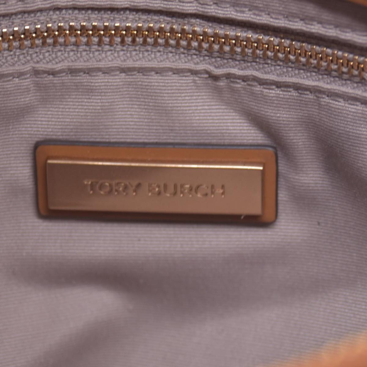 $528 TORY BURCH Fleming Soft Convertible Puffed Quilted Shoulder Bag Cognac Brown CONSIGNMENT 10021508
