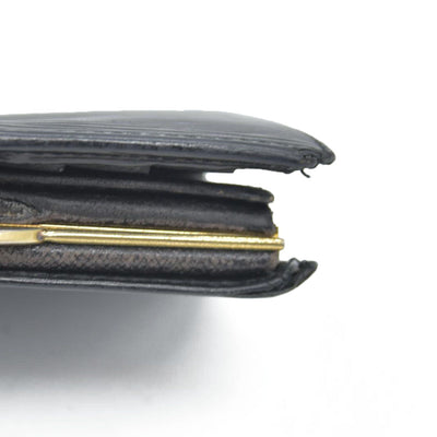 AUCTION $775 Louis Vuitton  Epi French Purse Wallet Black MI0080