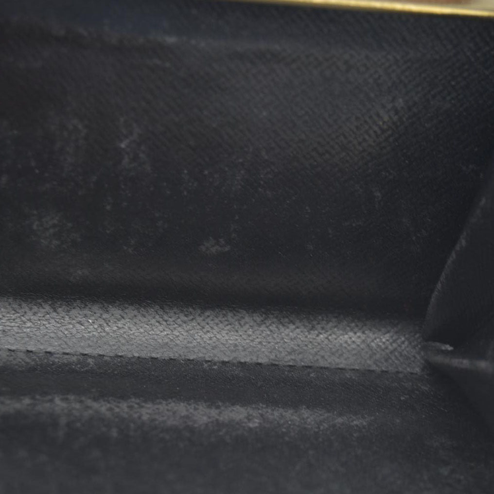 AUCTION $775 Louis Vuitton  Epi French Purse Wallet Black MI0080