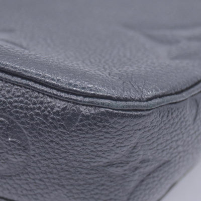 $3200 Louis Vuitton Empreinte Monogram Giant Multi Pochette Accessories Black