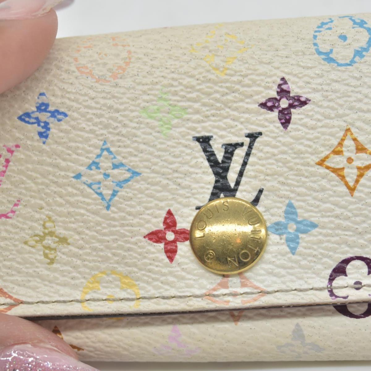 LOUIS VUITTON Monogram Multicolor Multicles 4 Ring Key Case CT3154