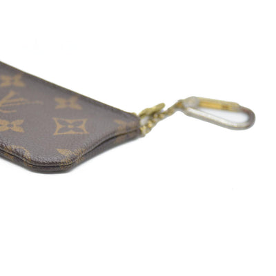 Louis Vuitton Monogram Pochette Cles Wallet Coin Purse Brown CA3101