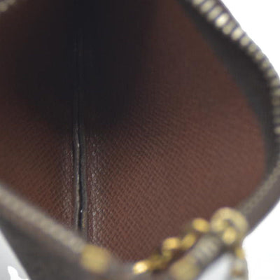 Louis Vuitton Monogram Pochette Cles Wallet Coin Purse Brown CA3101