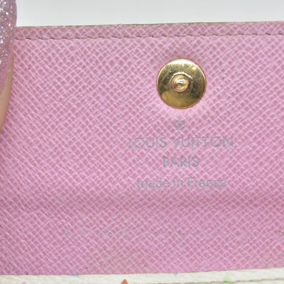 Authentic LOUIS VUITTON Monogram Multicolor Multicles 4 Ring Key Case CT3102