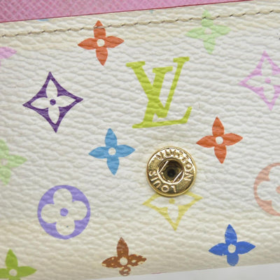 Authentic LOUIS VUITTON Monogram Multicolor Multicles 4 Ring Key Case CT3102