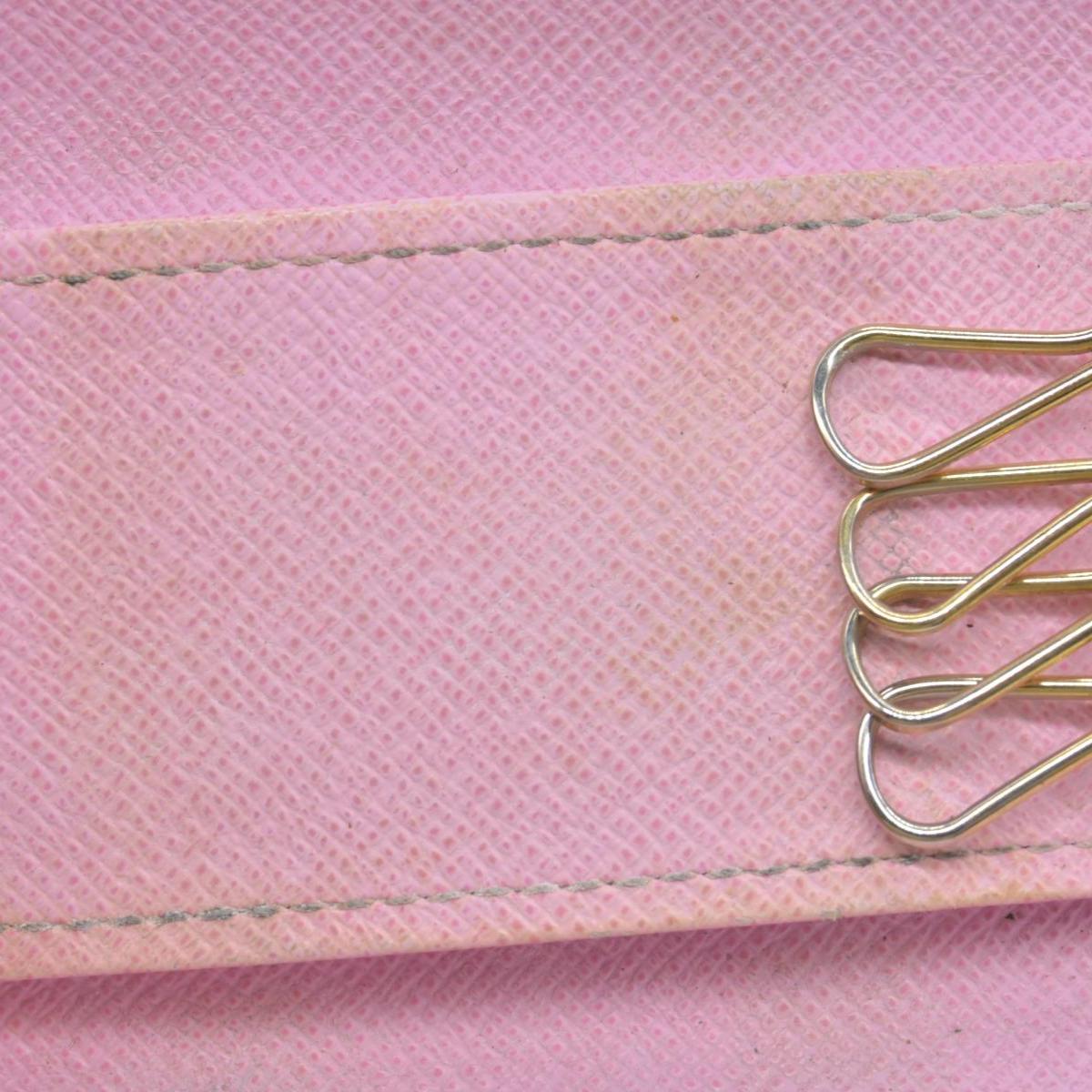 Authentic LOUIS VUITTON Monogram Multicolor Multicles 4 Ring Key Case CT3102