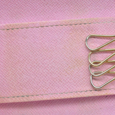 Authentic LOUIS VUITTON Monogram Multicolor Multicles 4 Ring Key Case CT3102