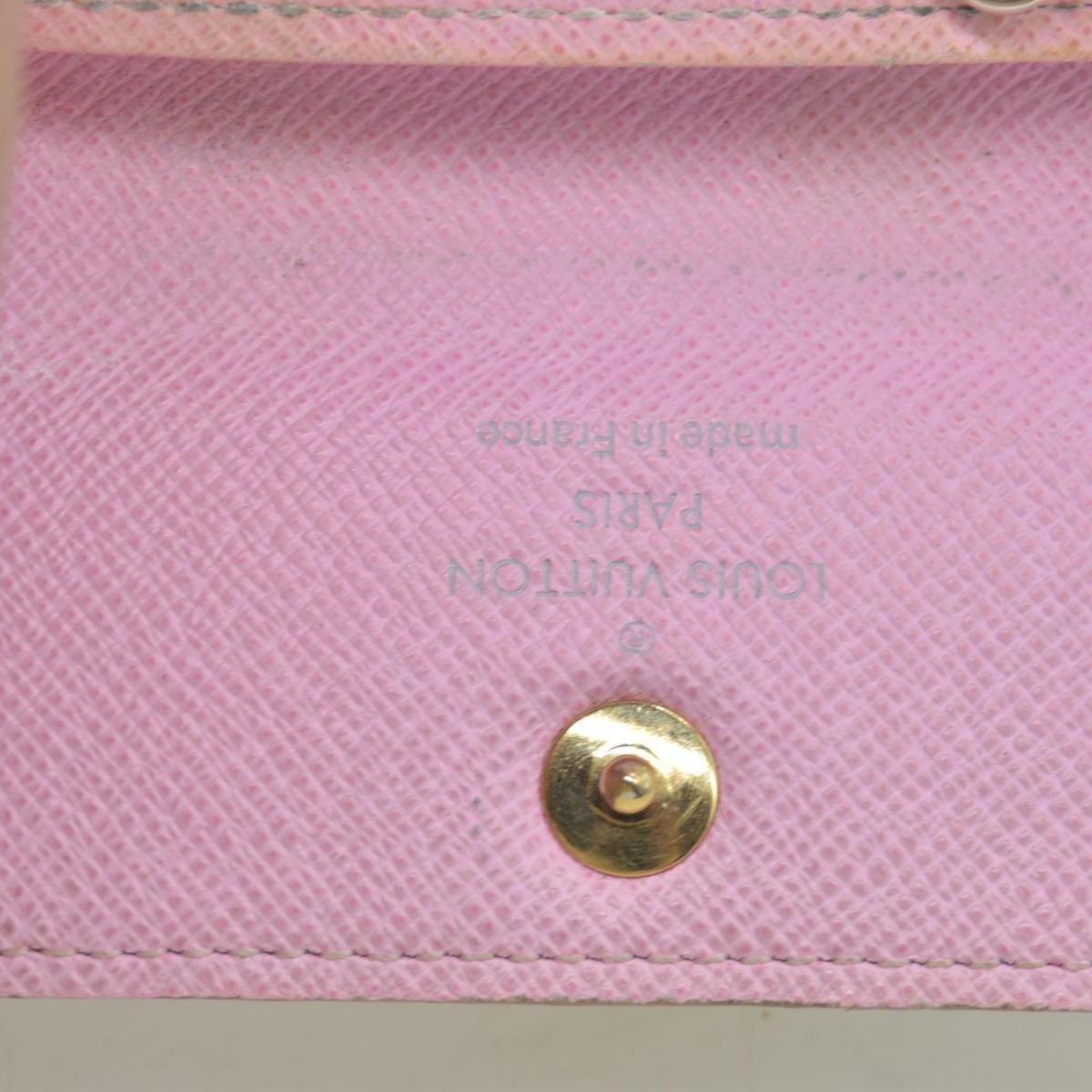 Authentic LOUIS VUITTON Monogram Multicolor Multicles 4 Ring Key Case CT3102