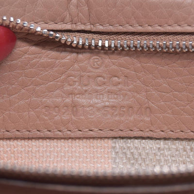 $1650 GUCCI Bamboo Daily Leather Top Handle Shoulder Bag Tan CONSIGNMENT 10021512