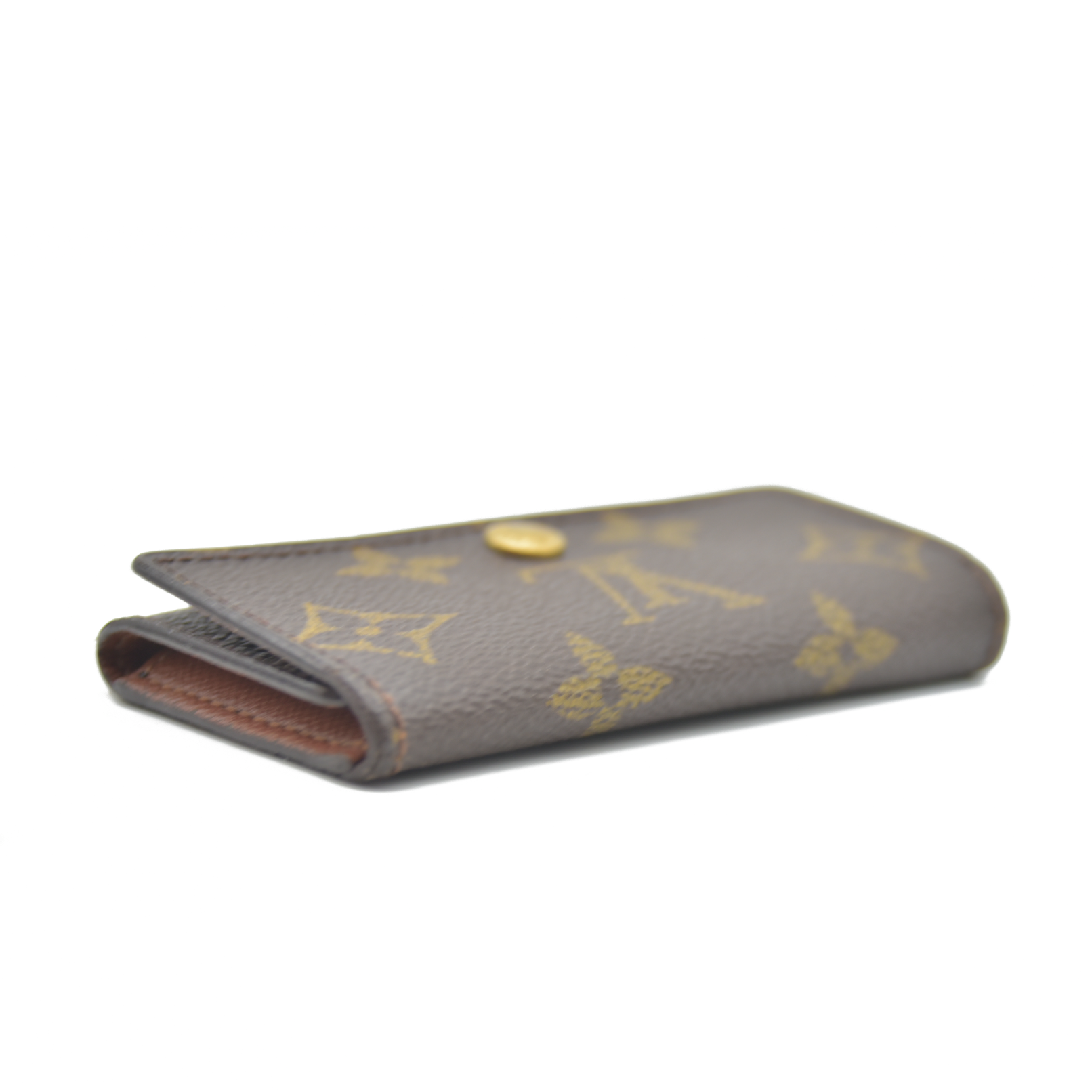Louis Vuitton Monogram Multicles 4 Ring Key Case Brown TH0050