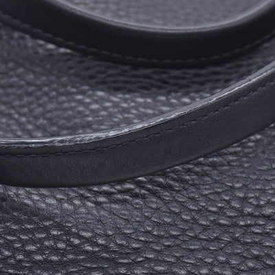 $1050 BURBERRY Grained Calfskin House Check Medium Ashby Hobo Bag Black CONSIGNMENT 10021513