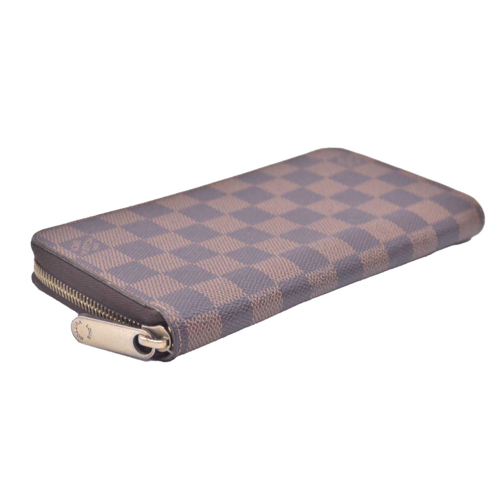 $940 2015 Louis Vuitton Damier Ebene Zippy Wallet CA0135 CONSIGNMENT
