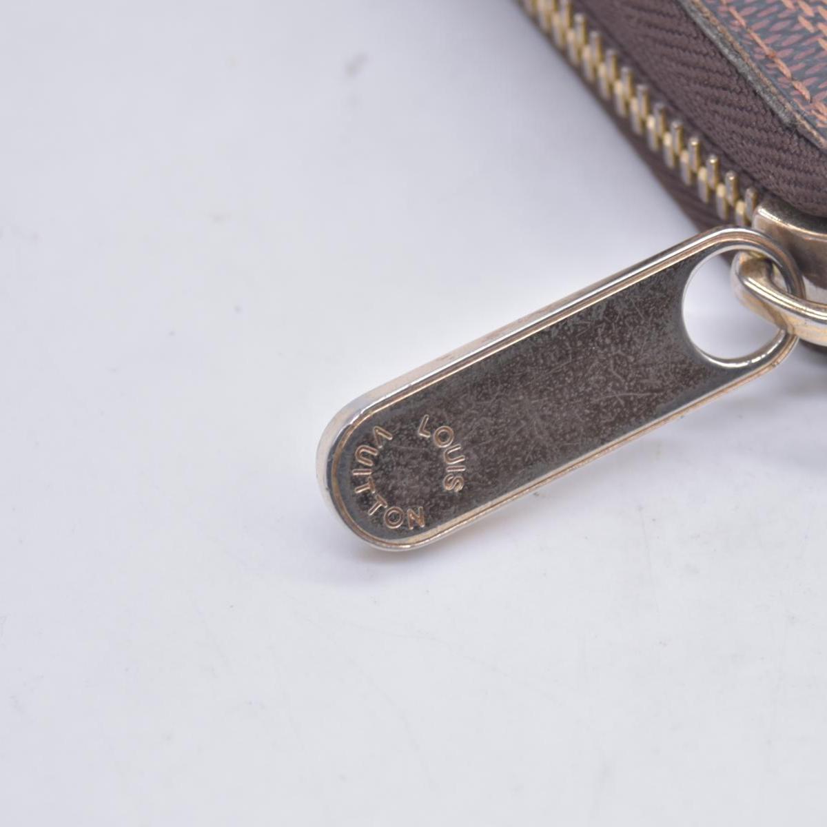 $940 2015 Louis Vuitton Damier Ebene Zippy Wallet CA0135 CONSIGNMENT