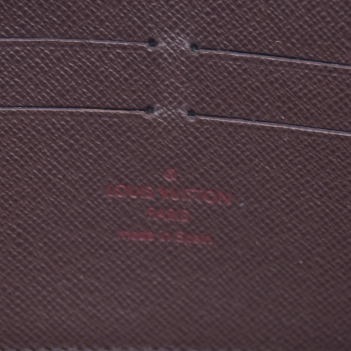 $940 2015 Louis Vuitton Damier Ebene Zippy Wallet CA0135 CONSIGNMENT