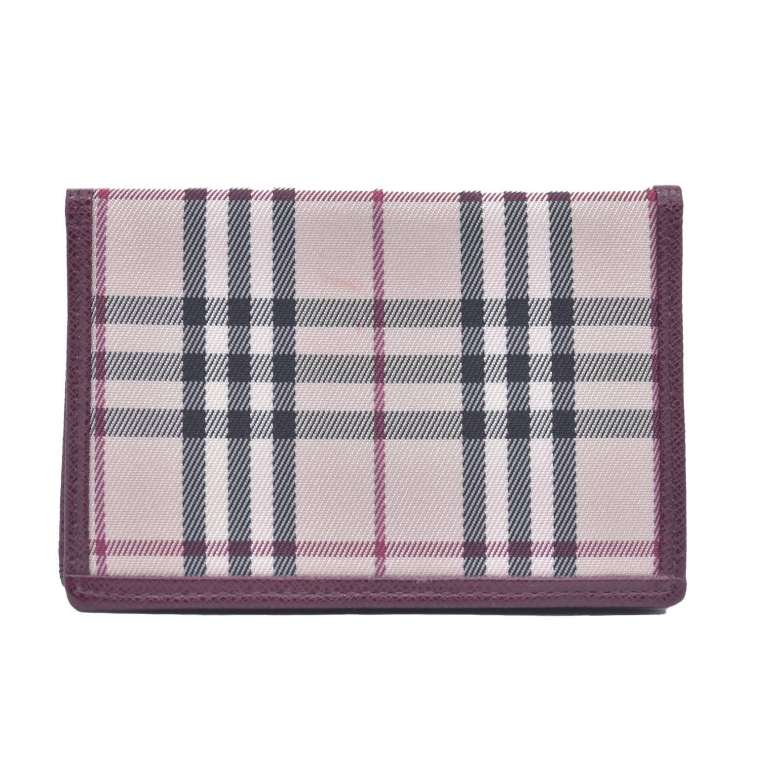 Burberry House Check Card Case Holder CONSIGNMENT