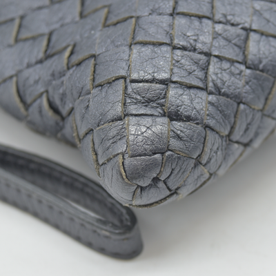 Bottega Veneta Nappa Intrecciato Wristlet Black
