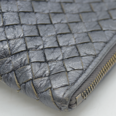 Bottega Veneta Nappa Intrecciato Wristlet Black